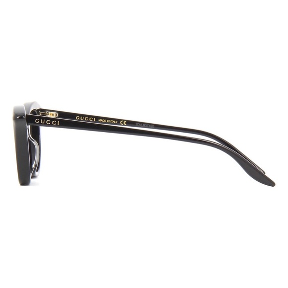 NEW GUCCI CAT EYE WOMEN SUNGLASSES GUCCI BLACK GREY SUNGLASSES - Picture 4 of 5